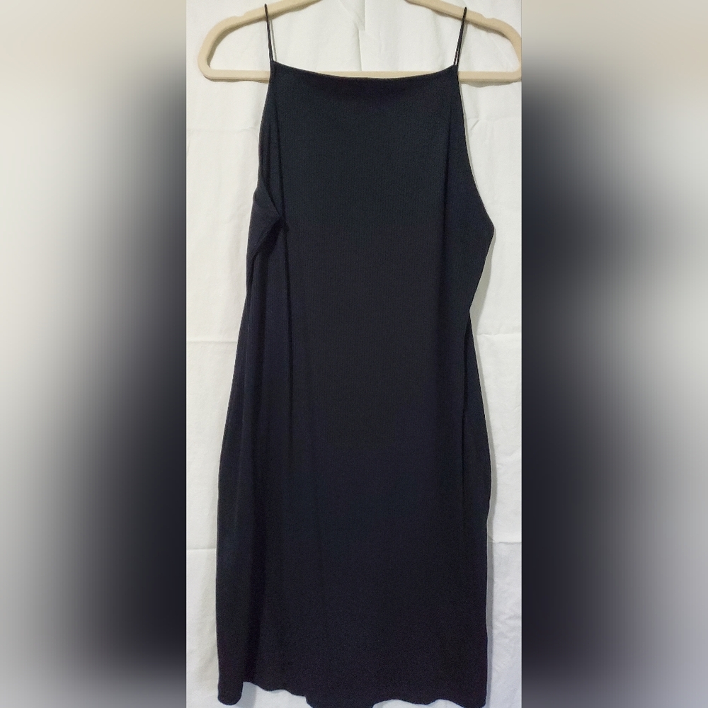 H&M Classic Black Ribbed Dress